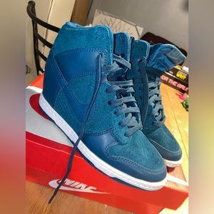 Nike Dunk Sky Hi Essential Wedge Dark Sea Green Blue